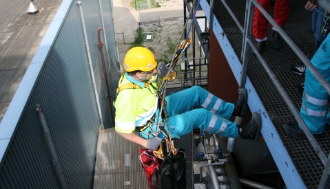 Roof-Rope Rescue Demonstration